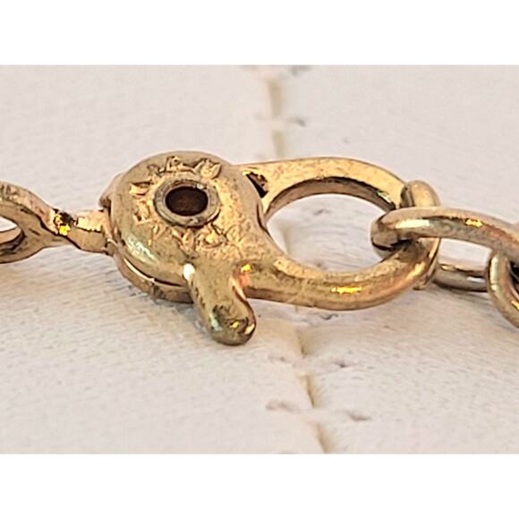 Monet Etruscan Cobra Chain Vintage 2 Rams Heads Signed 1970s - Picture 3 of 10